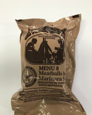 Ameriqual - MRE - Meal Ready to Eat - 2021 - Meniu 8 - Meatballs in Marinara Sauce