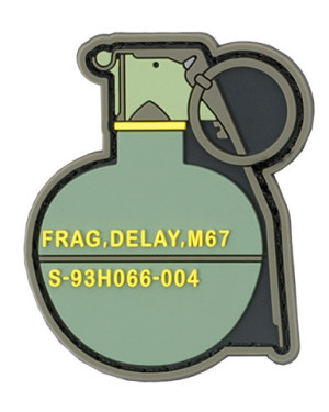 TMC - Emblema 3D PVC - M67 - Frag Greanade