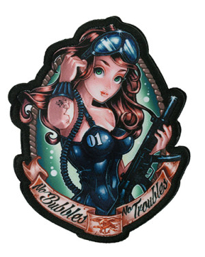 WaveCombat - Emblema Printata - NO BUBBLES