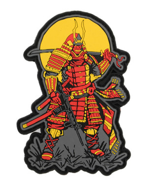 WaveCombat - Emblema PVC - Tactical Samurai