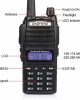 BaoFeng - VHF/UHF UV-82 Duobander PTT Radio - 5W